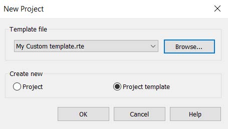 CUSTOMISE PROJECT TEMPLATES